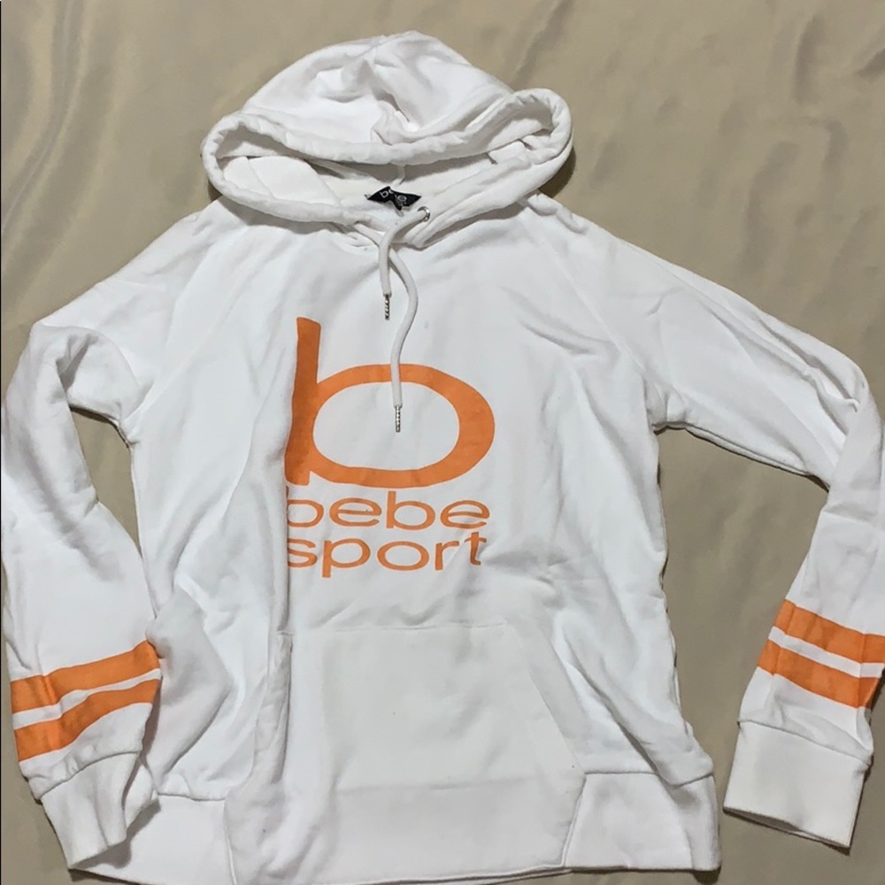 Bebe sport white hoodie